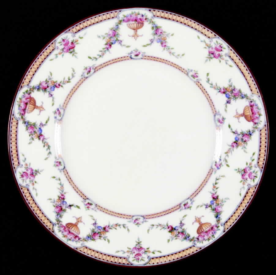 Rosemary Yellow On White Dinner Plate by Royal Worcester-1