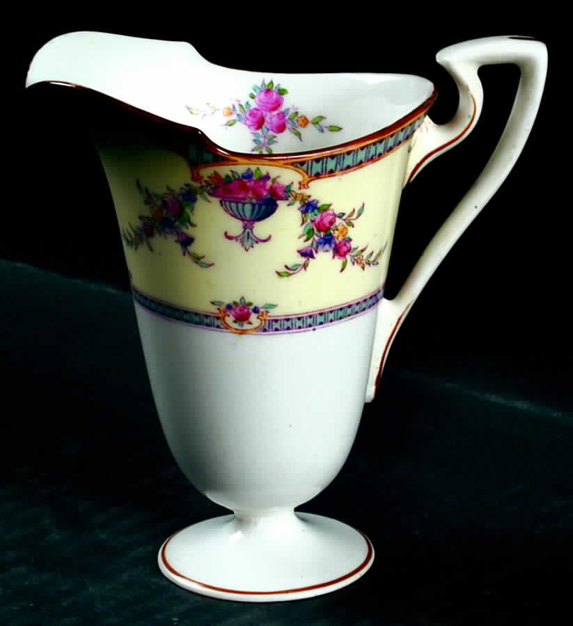 Rosemary Yellow Blue Creamer by Royal Worcester-1