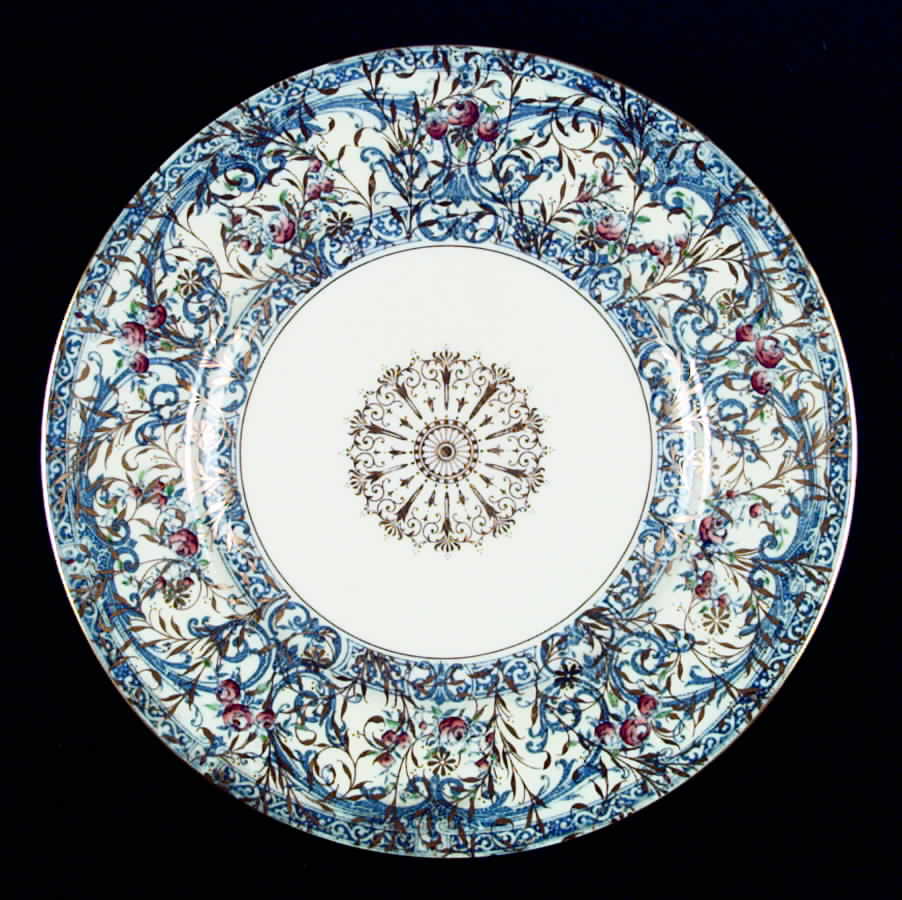 Rothmere (Blue) Dinner Plate by Royal Worcester-1