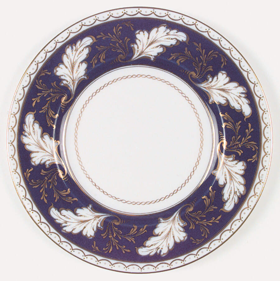 RW45 Cobalt Blue Dinner Plate by Royal Worcester-1