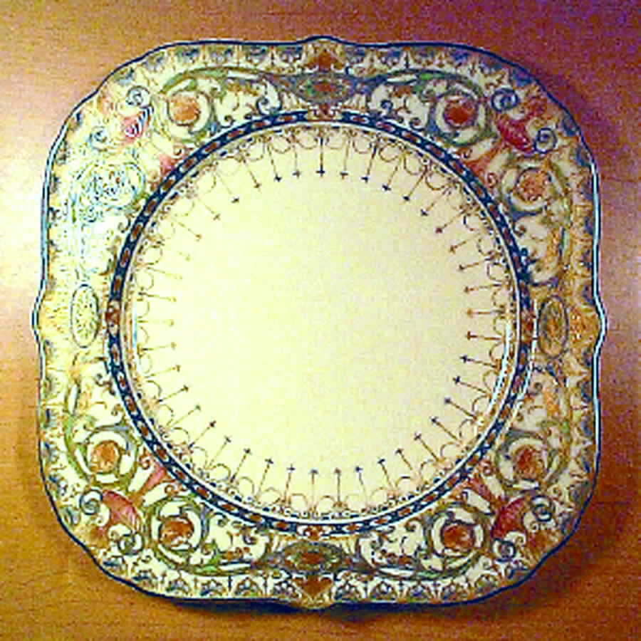 RW50 Square Salad Plate by Royal Worcester-1