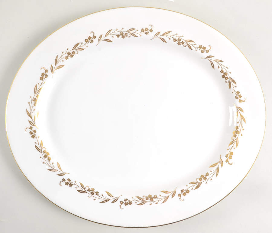 Saguenay 15" Oval Serving Platter by Royal Worcester-1