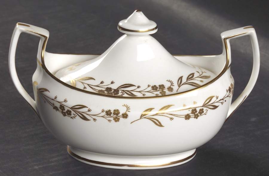 Saguenay Mini Sugar Bowl & Lid by Royal Worcester-1