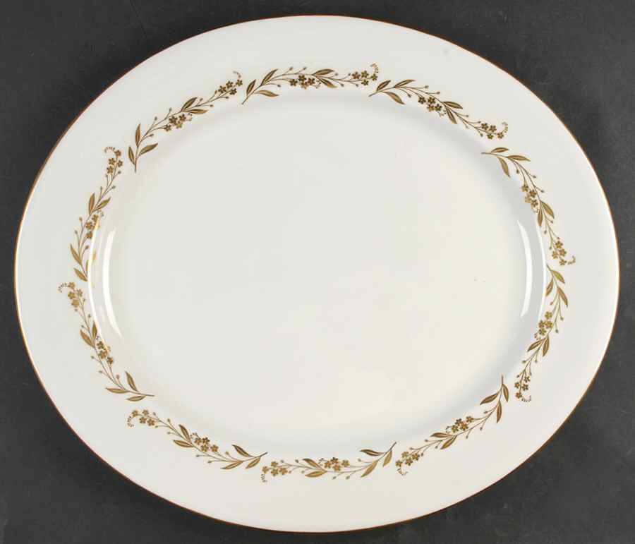 Saguenay 17" Oval Serving Platter by Royal Worcester-1