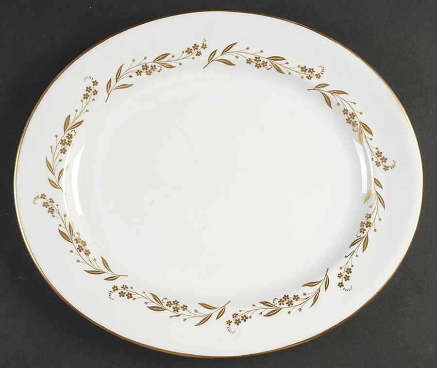 Saguenay 13" Oval Serving Platter by Royal Worcester-1