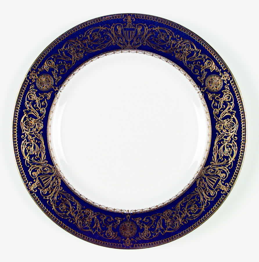 Sandringham Cobalt Blue Dinner Plate by Royal Worcester-1
