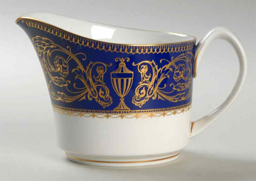 Sandringham Cobalt Blue Creamer by Royal Worcester-1