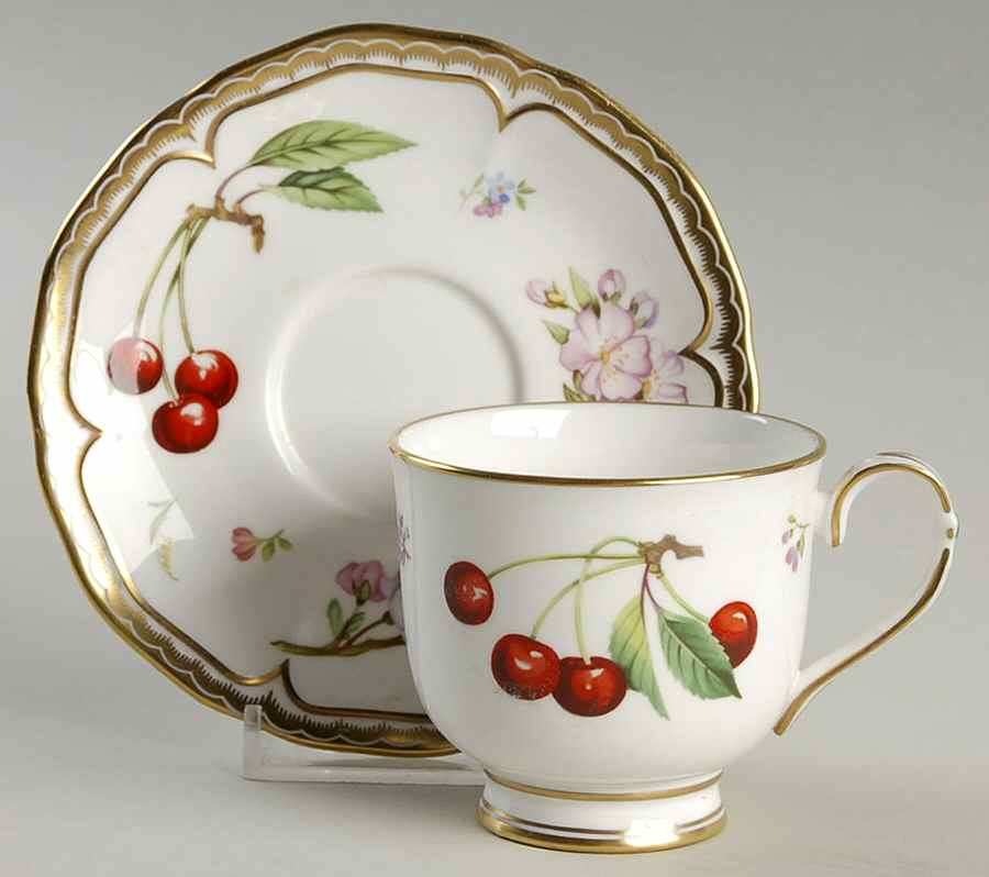 Sandringham Footed Demitasse Cup & Saucer Set by Royal Worcester-1