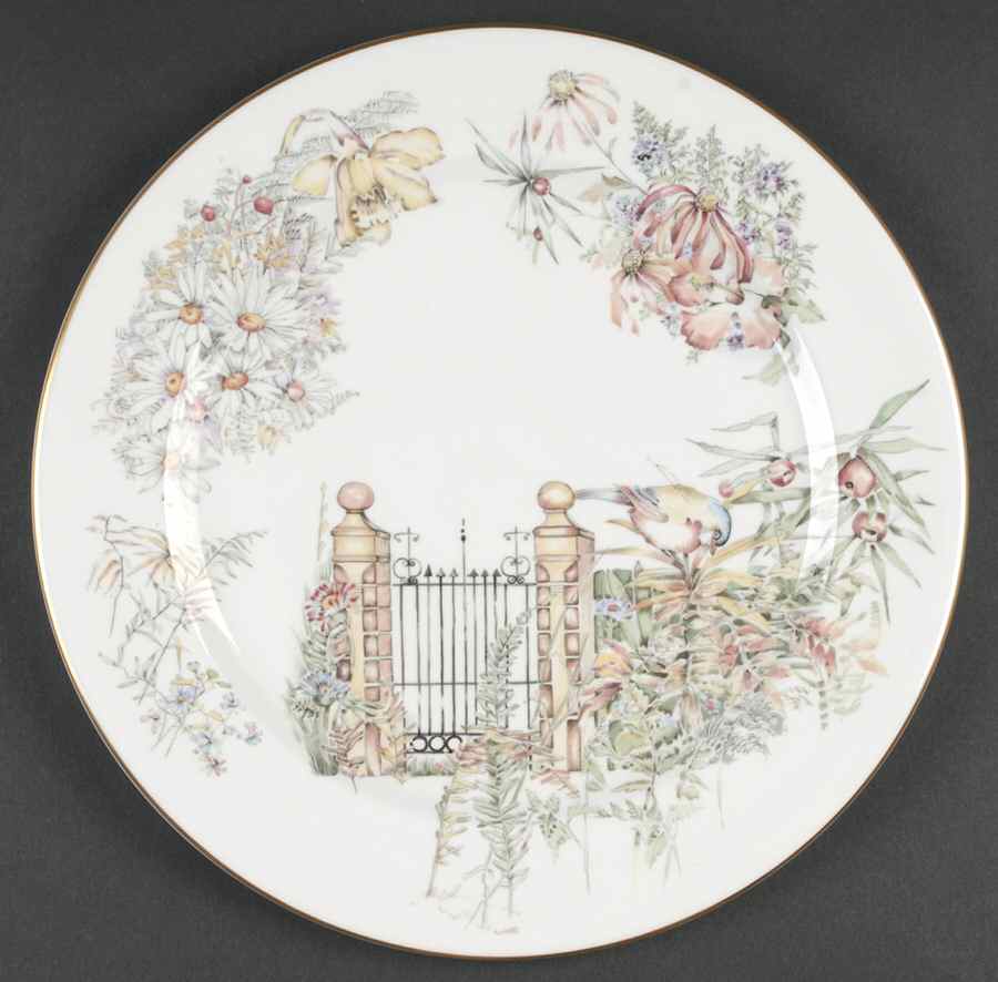 Secret Garden 12" Chop Plate (Round Platter) by Royal Worcester-1