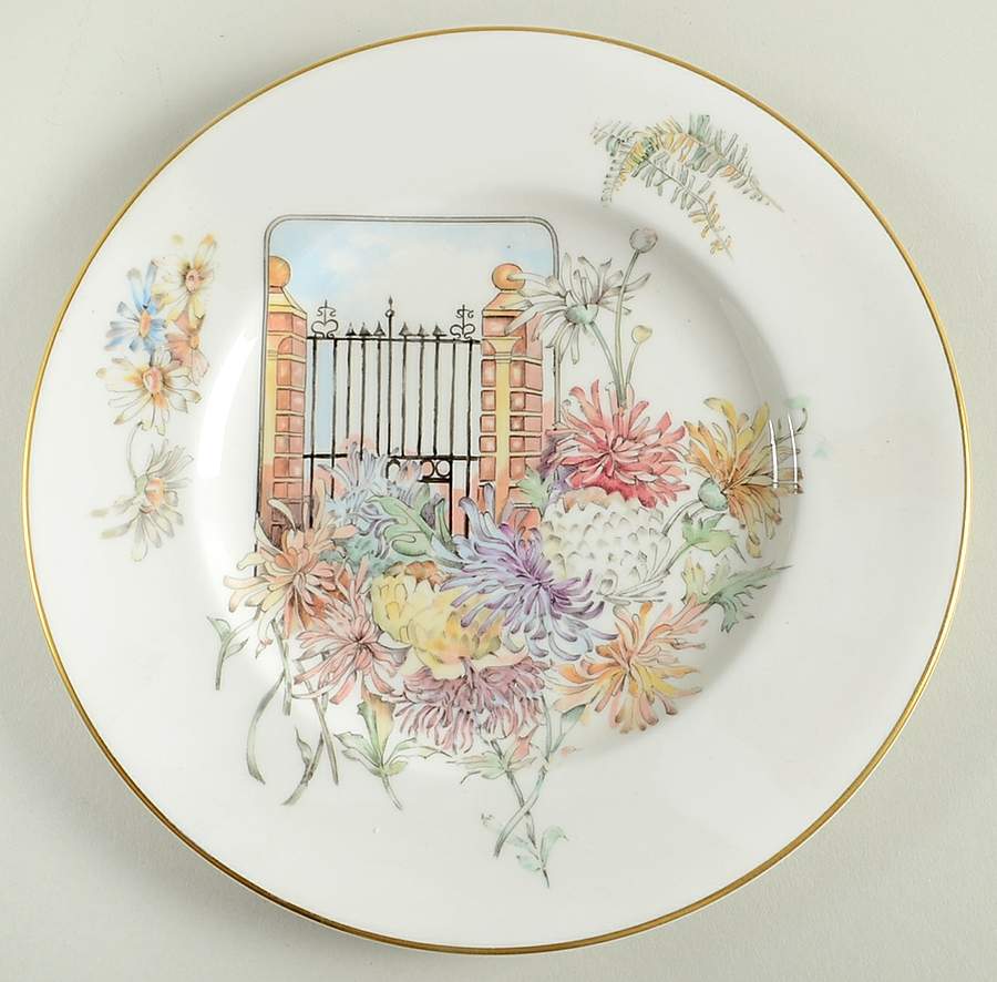 Secret Garden Salad Plate by Royal Worcester-1