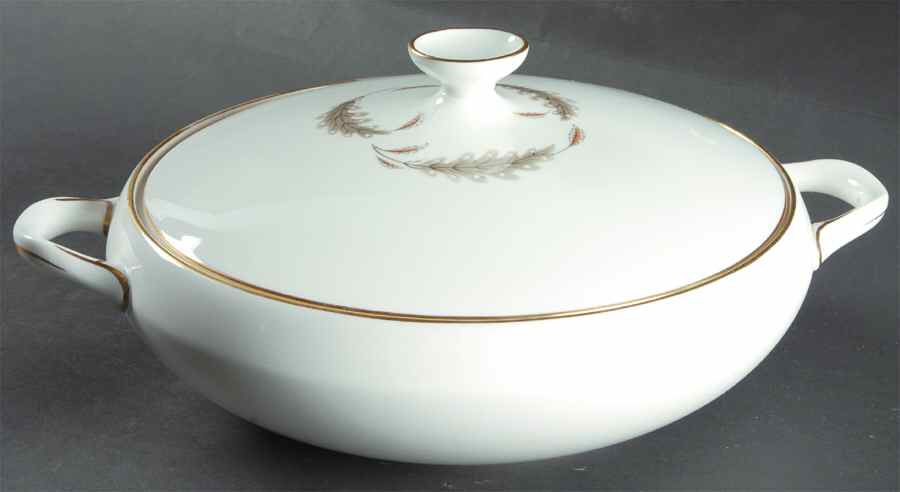 September Round Covered Vegetable by Royal Worcester-1