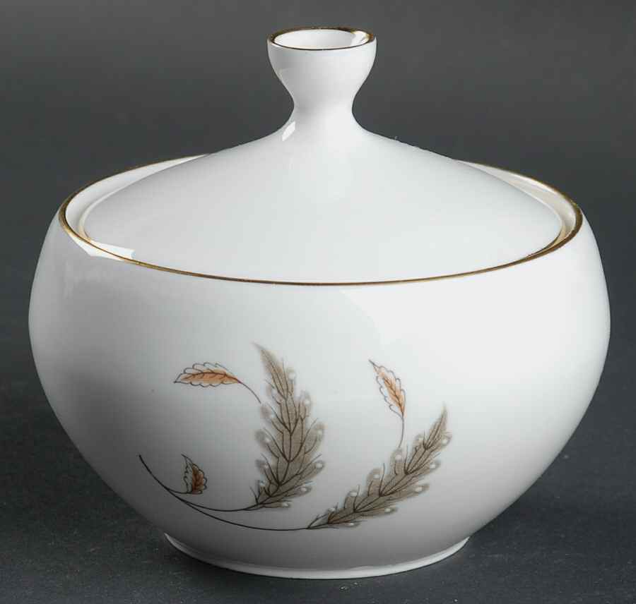 September Sugar Bowl & Lid by Royal Worcester-1