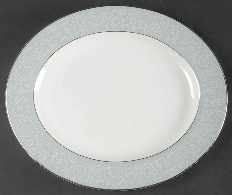 Serenade 13" Oval Serving Platter by Royal Worcester-1