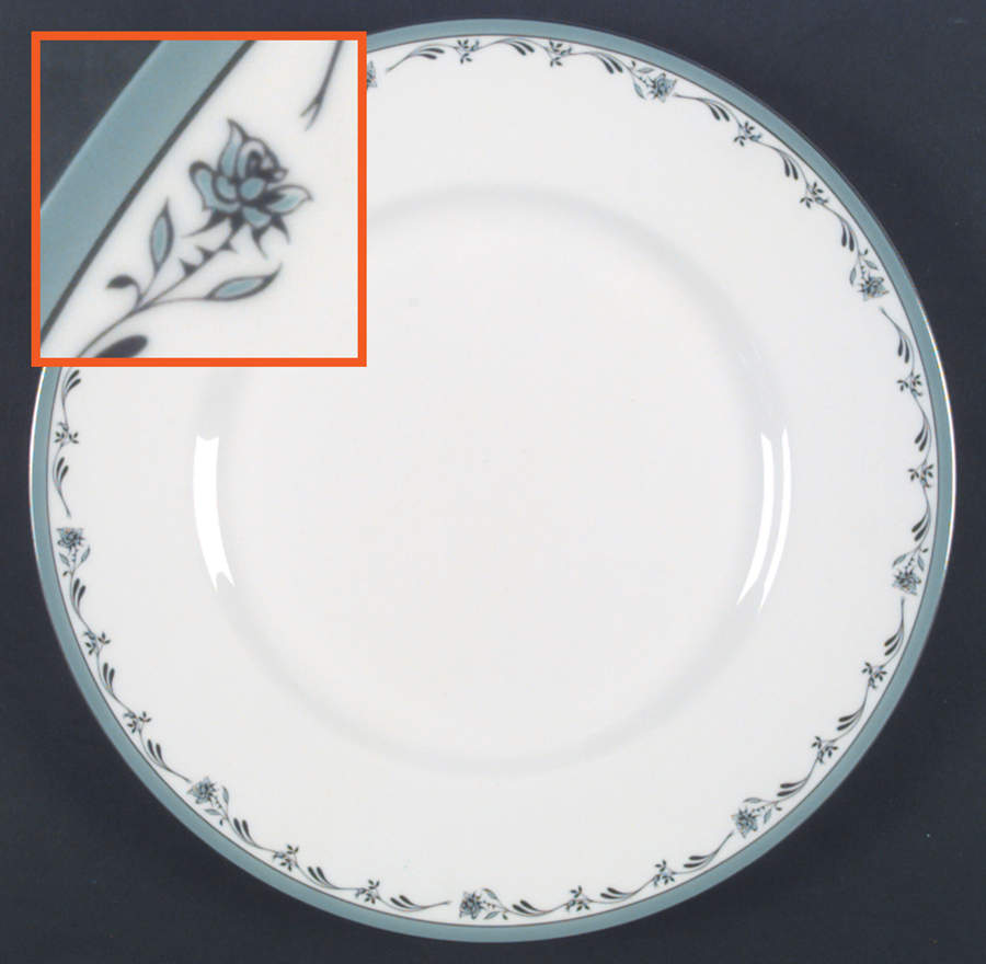 Sea Rose Dinner Plate by Royal Worcester-1