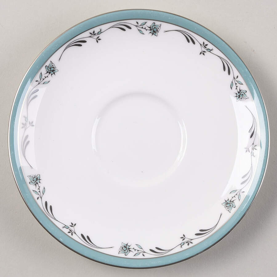 Sea Rose Saucer for Footed Cup by Royal Worcester-1