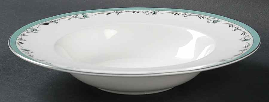 Sea Rose Rim Soup Bowl by Royal Worcester-1
