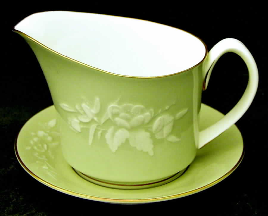 Sheraton Gravy Boat & Underplate by Royal Worcester-1