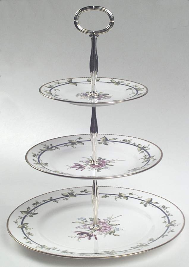 Sheridan 13 7/8"-14 1/4" 3-Tiered Serving Tray(DP,SP,BB) HC by Royal Worcester-1