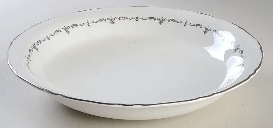 Silver Chantilly Large Fruit Bowl by Royal Worcester-1
