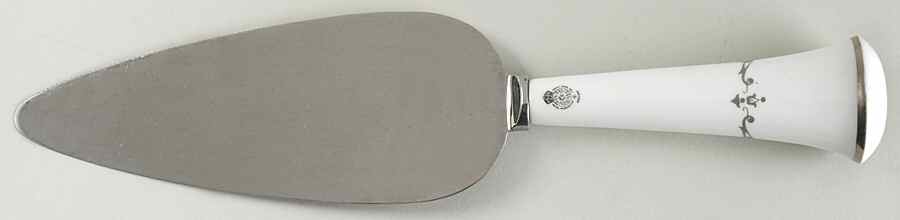 Silver Chantilly Pie Server with Stainless Blade by Royal Worcester-1