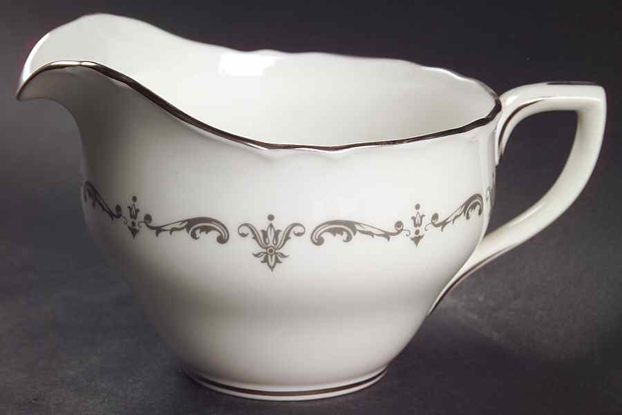 Silver Chantilly Creamer by Royal Worcester-1