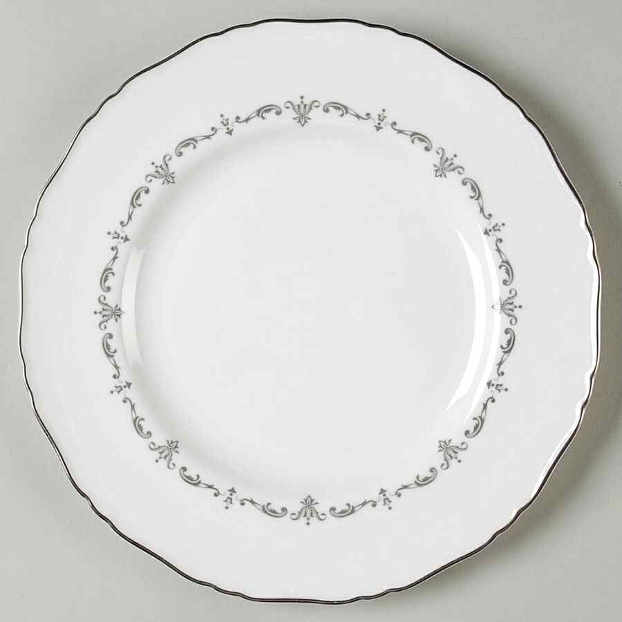Silver Chantilly Luncheon Plate by Royal Worcester-1