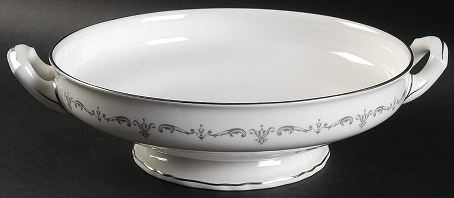 Silver Chantilly Round Vegetable No Lid by Royal Worcester-1
