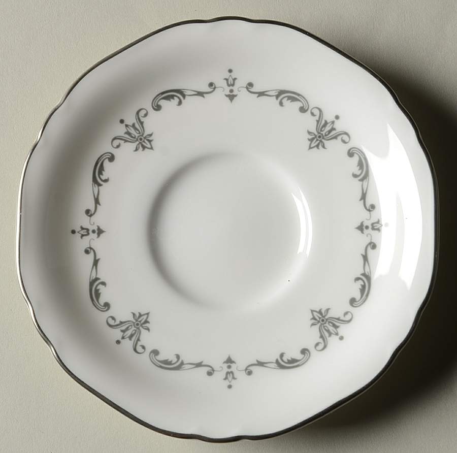 Silver Chantilly Saucer for Demitasse Cup by Royal Worcester-1