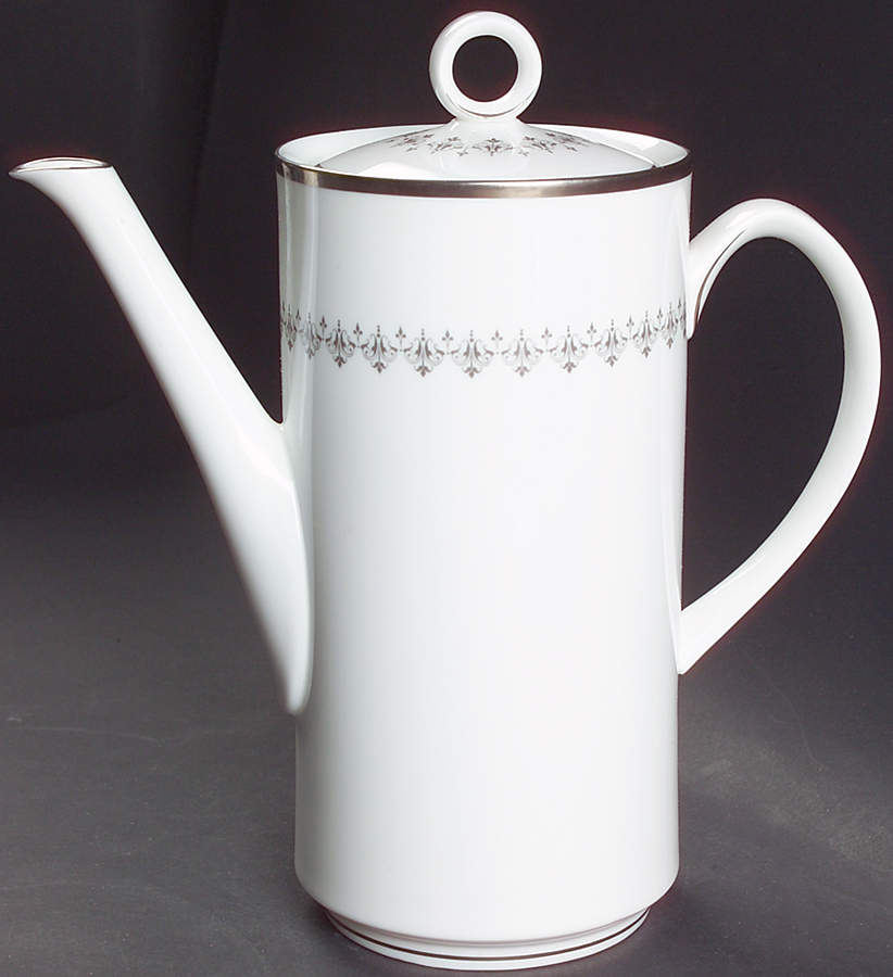 Silver Frost Coffee Pot & Lid by Royal Worcester-1