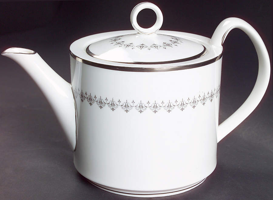 Silver Frost Teapot & Lid by Royal Worcester-1