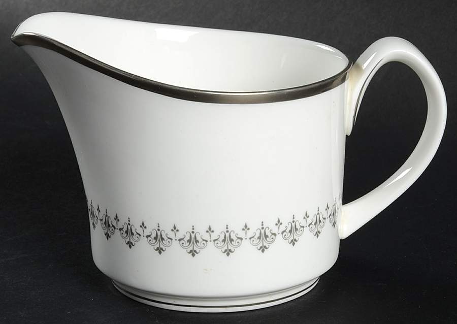 Silver Frost Creamer by Royal Worcester-1