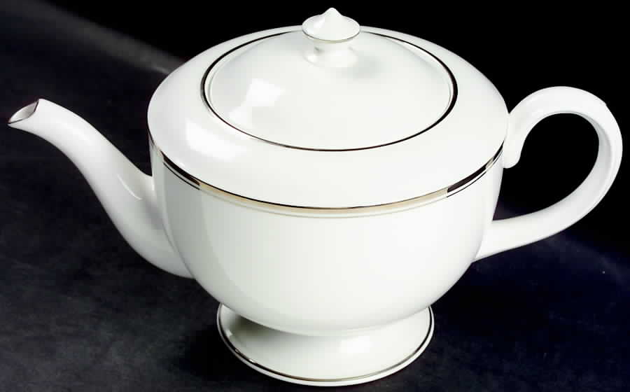 Silver Jubilee Teapot & Lid by Royal Worcester-1