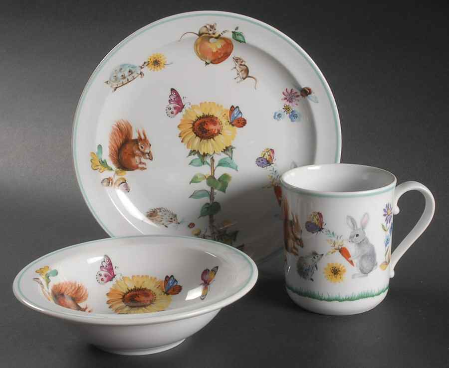 Skippety Tale (3 Piece) Child's Set by Royal Worcester-1