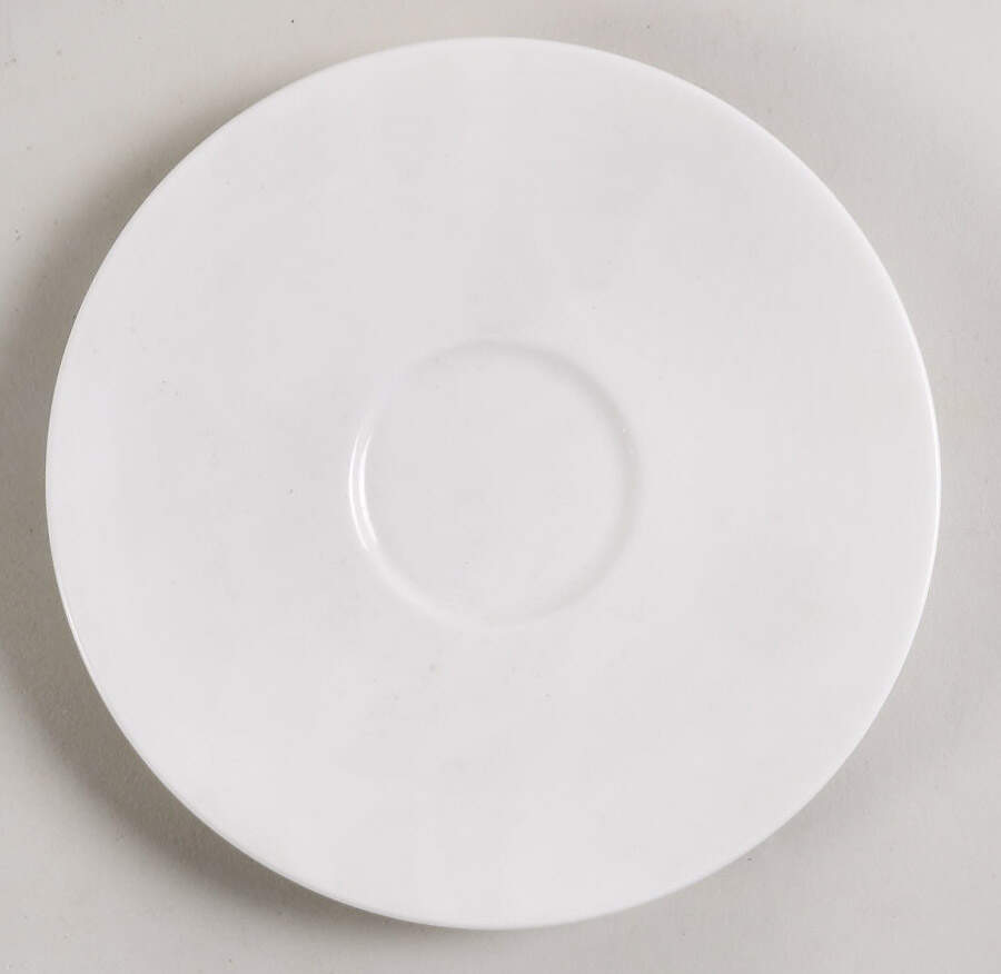 Snow (Z2697, No Trim) Saucer by Royal Worcester-1