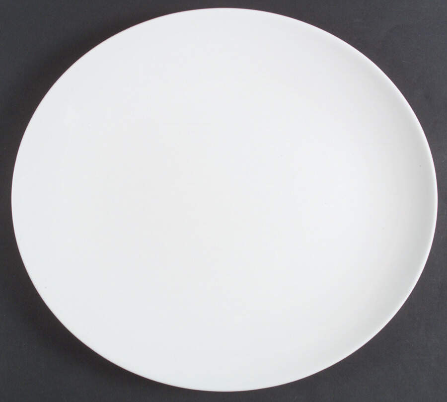 Snow (Z2697, No Trim) 16" Oval Serving Platter by Royal Worcester-1