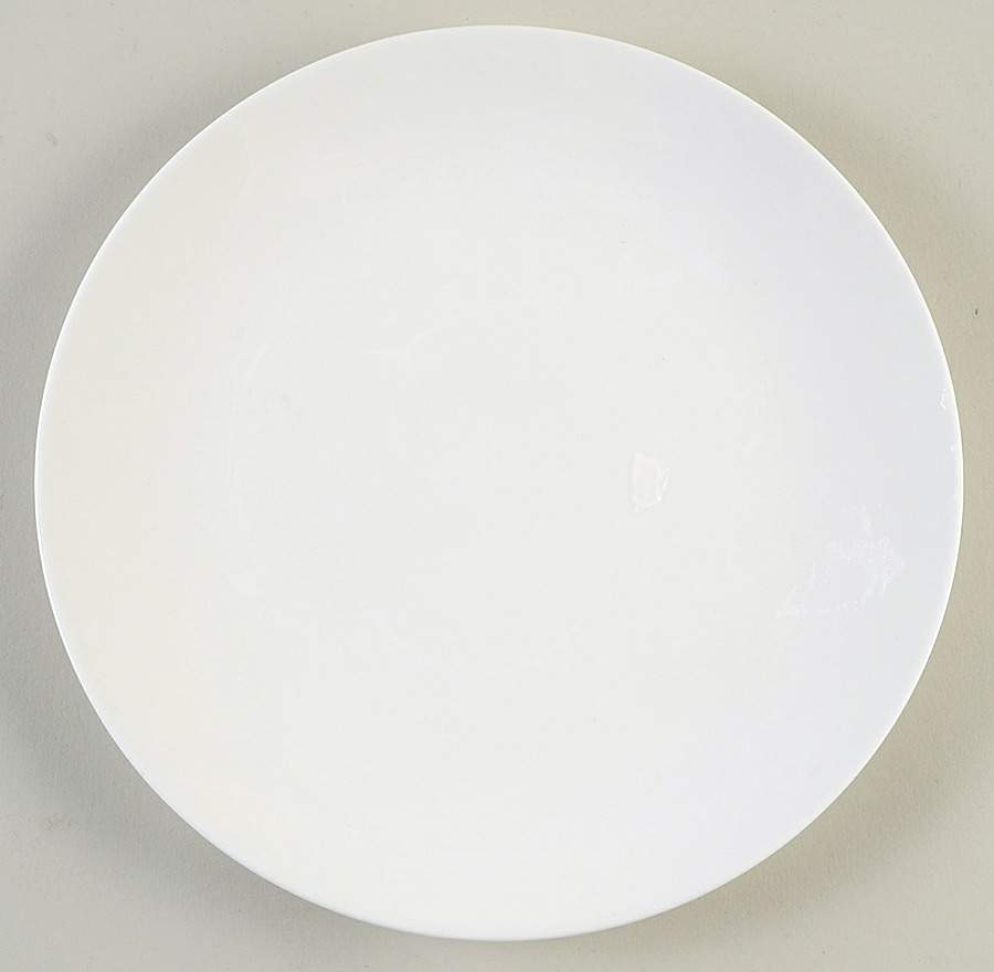 Snow (Z2697, No Trim) Luncheon Plate by Royal Worcester-1