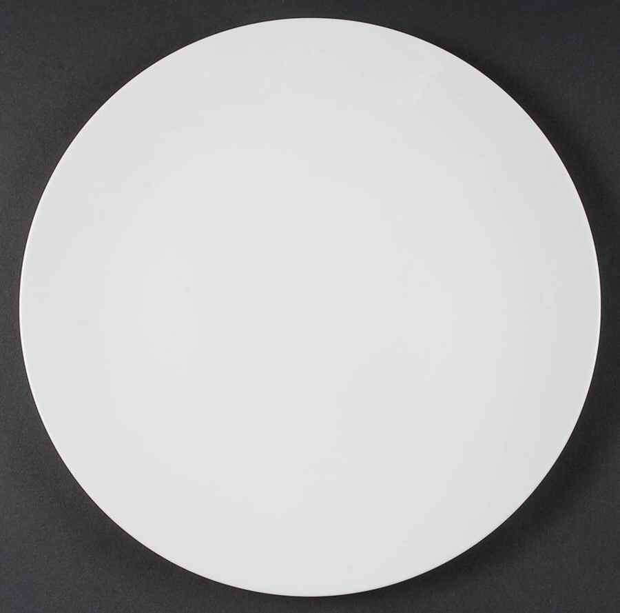 Snow (Z2697, No Trim) 12" Chop Plate (Round Platter) by Royal Worcester-1
