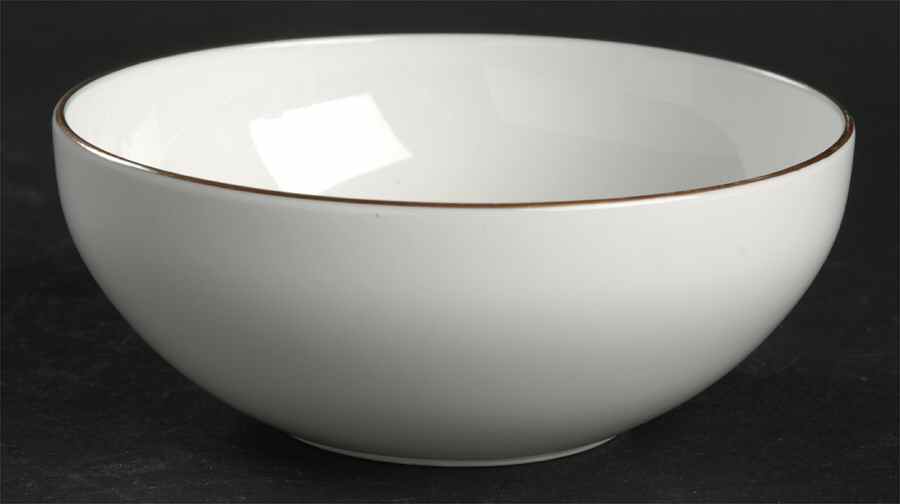 Snow (Z2699-1, Gold Trim) Fruit/Dessert (Sauce) Bowl by Royal Worcester-1