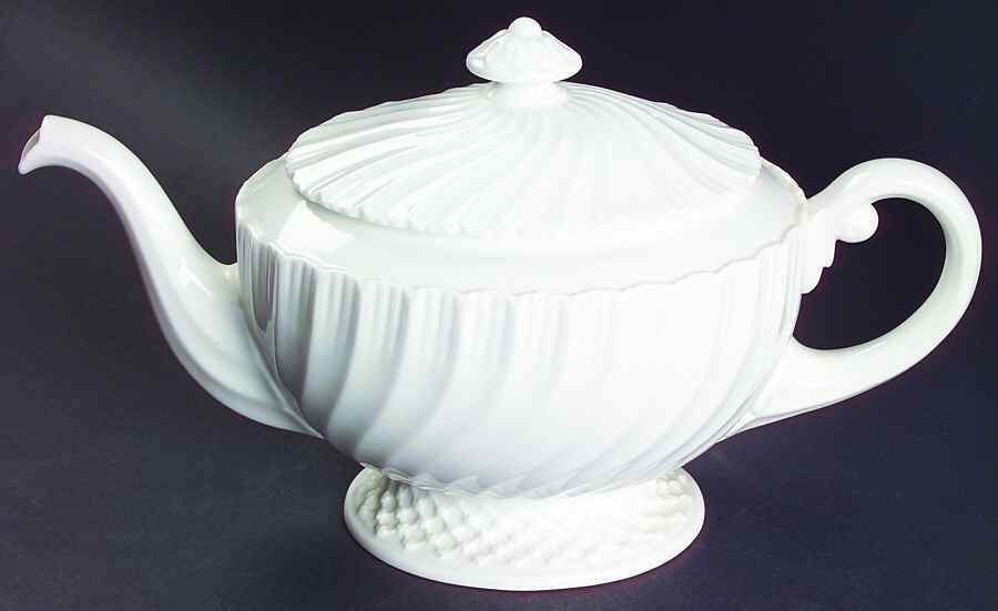 Snowflake Teapot & Lid by Royal Worcester-1
