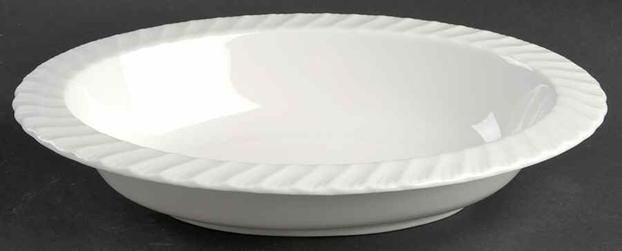 Snowflake 10" Oval Vegetable Bowl by Royal Worcester-1