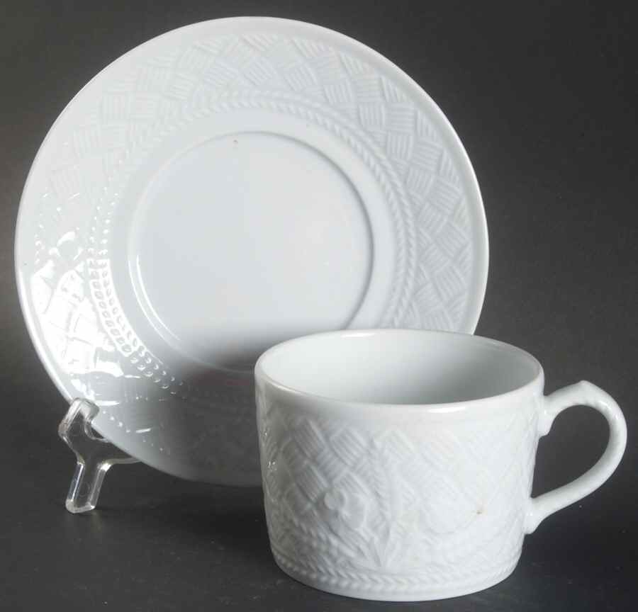 Somerset Flat Cup & Saucer Set by Royal Worcester-1