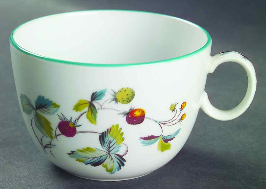 Strawberry Fair (Oven To Table, Bluetrim) Oversized Cup by Royal Worcester-1