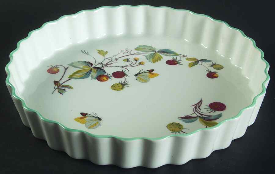 Strawberry Fair (Oven To Table, Bluetrim) 8" Quiche by Royal Worcester-1