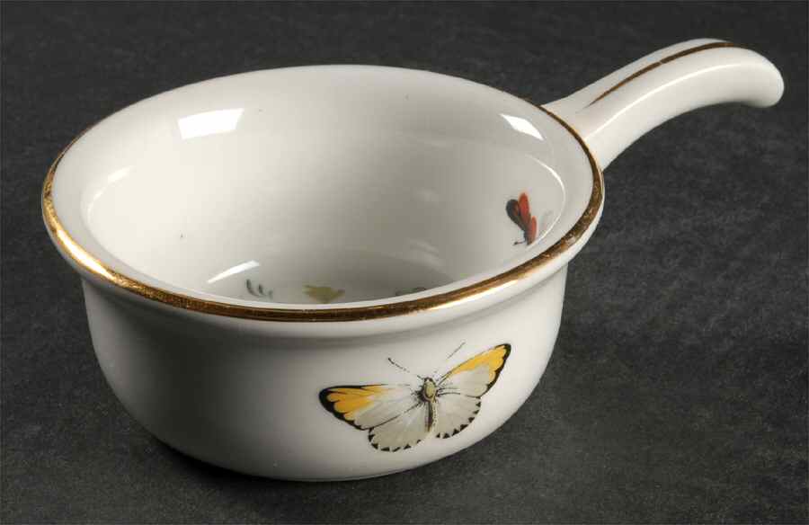 Strawberry Fair (Bone, Coupe, Smooth, Gold) Open Individual Casserole by Royal Worcester-1