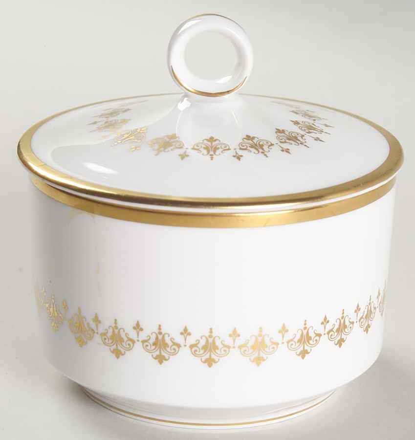 Summer Morning Sugar Bowl & Lid by Royal Worcester-1