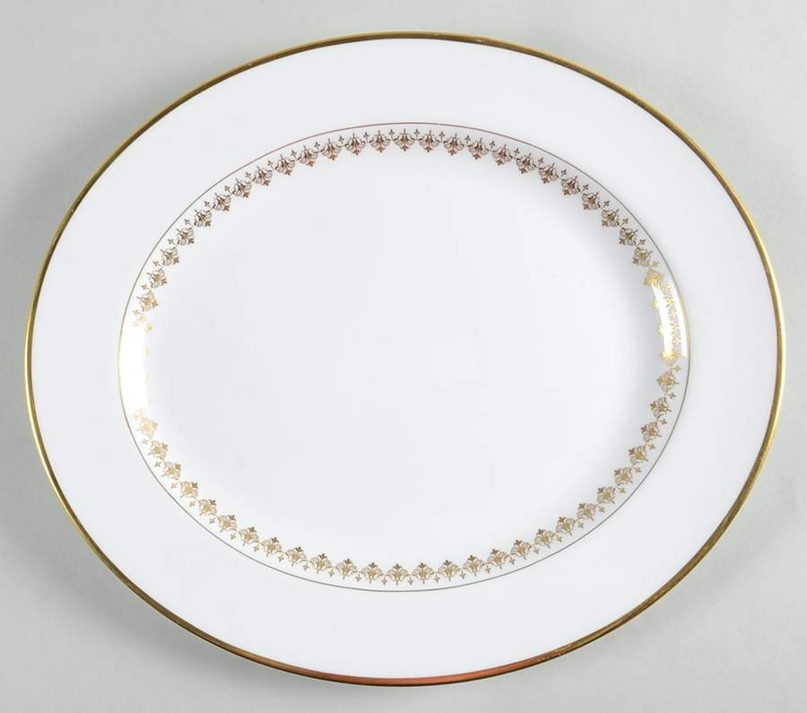 Summer Morning 13" Oval Serving Platter by Royal Worcester-1