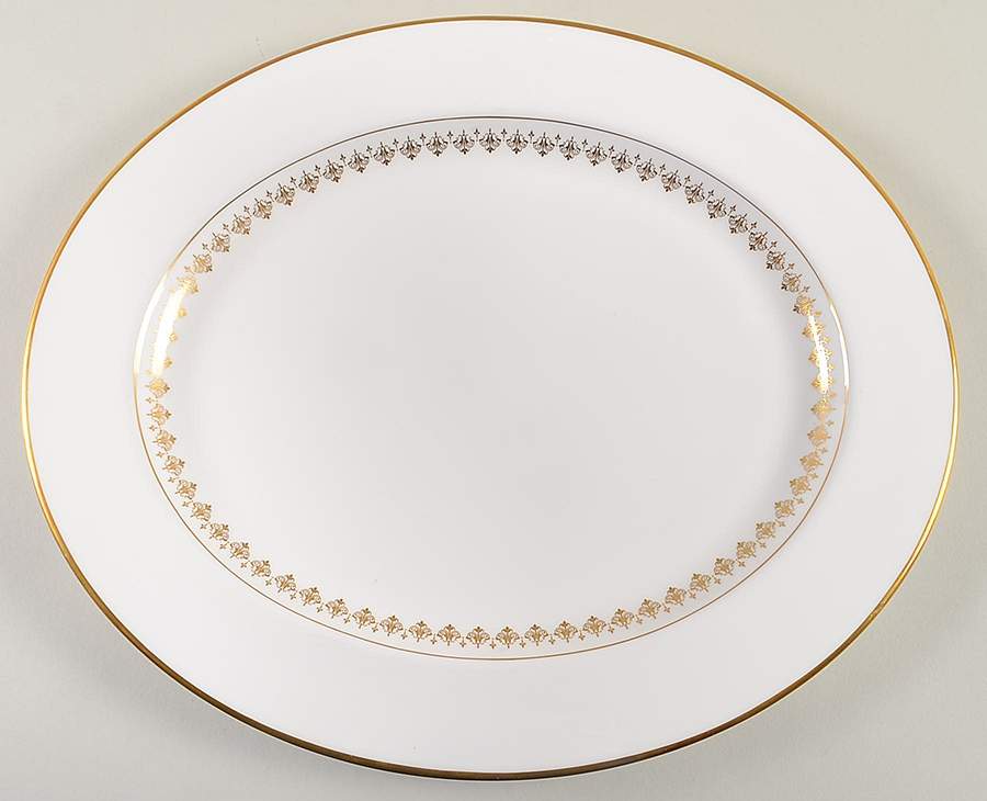 Summer Morning 15" Oval Serving Platter by Royal Worcester-1