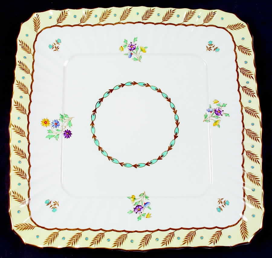 Surrey 12" Square Cake Plate by Royal Worcester-1