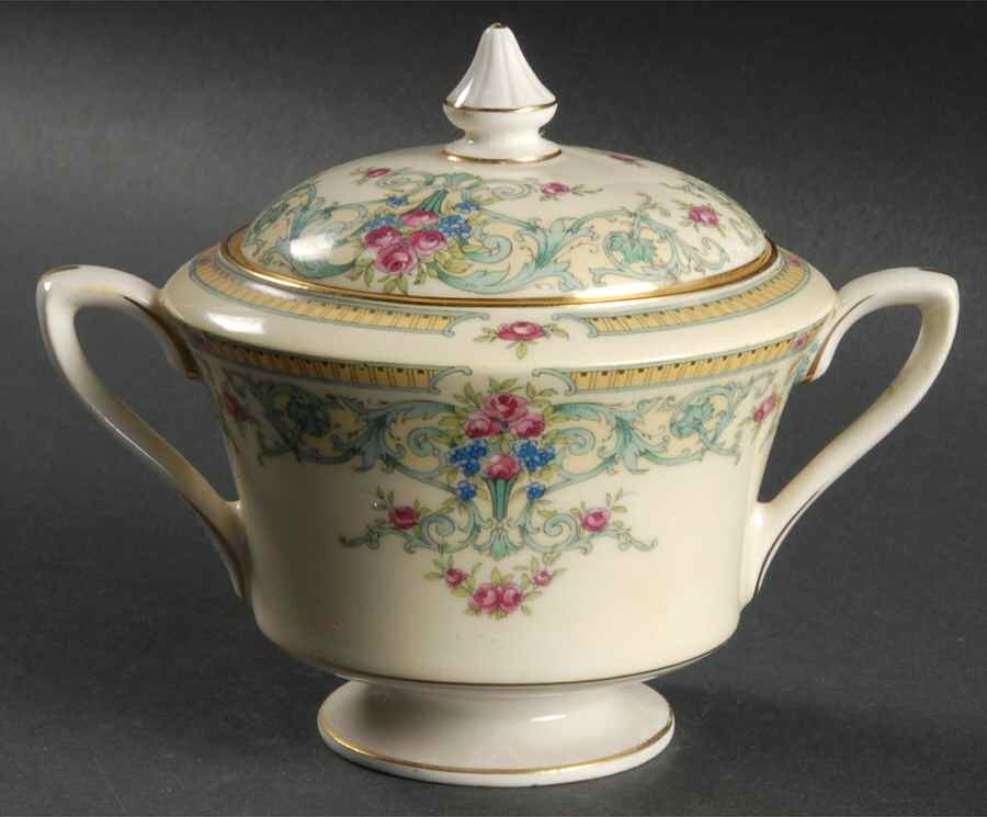 Sussex Sugar Bowl & Lid by Royal Worcester-1