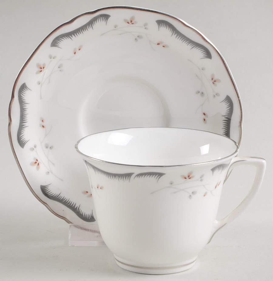 Sutton Footed Demitasse Cup & Saucer Set by Royal Worcester-1